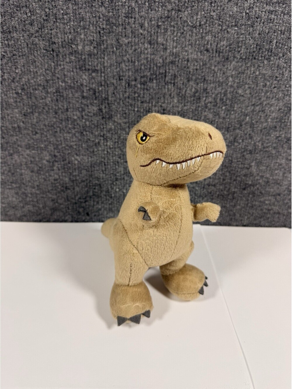 Jurassic World Dominion 7" Mini Plush T. Rex Dinosaur Light Tan/Beige 3+
